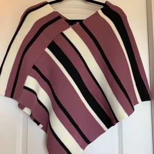 Knitted poncho